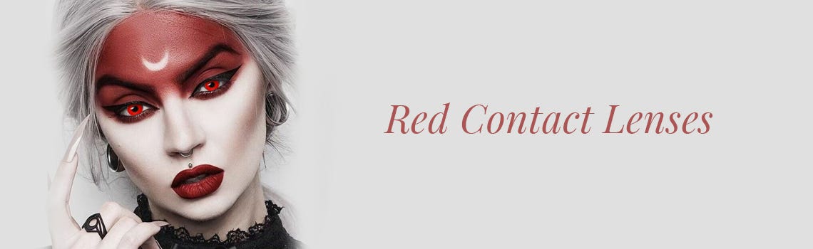 Red Contact Lenses Red Contact Lenses