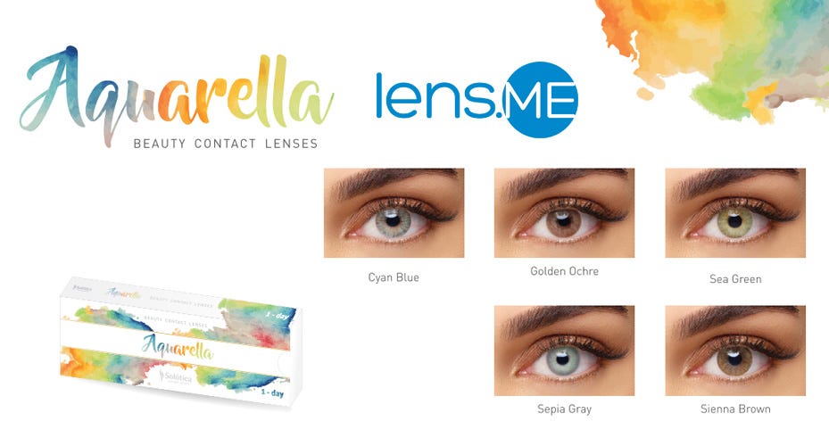 Solotica Aquarella - Sea Green - 10 Lenses - Daily | souKare