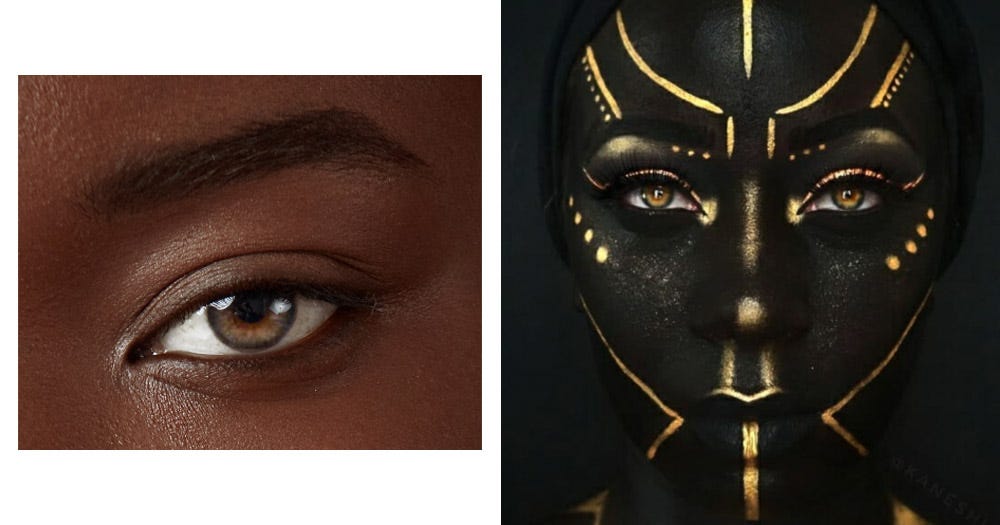 Black Panther Halloween Makeup