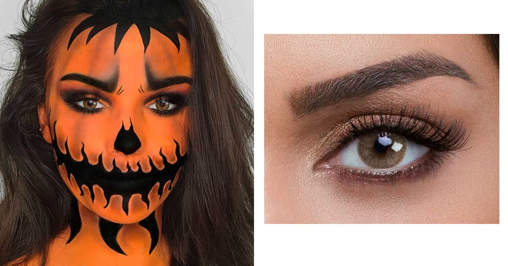 Scary Pumpkin Halloween Makeup