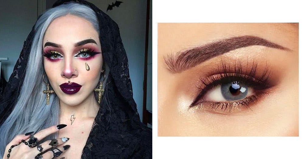 Beautiful Witch Halloween Makeup