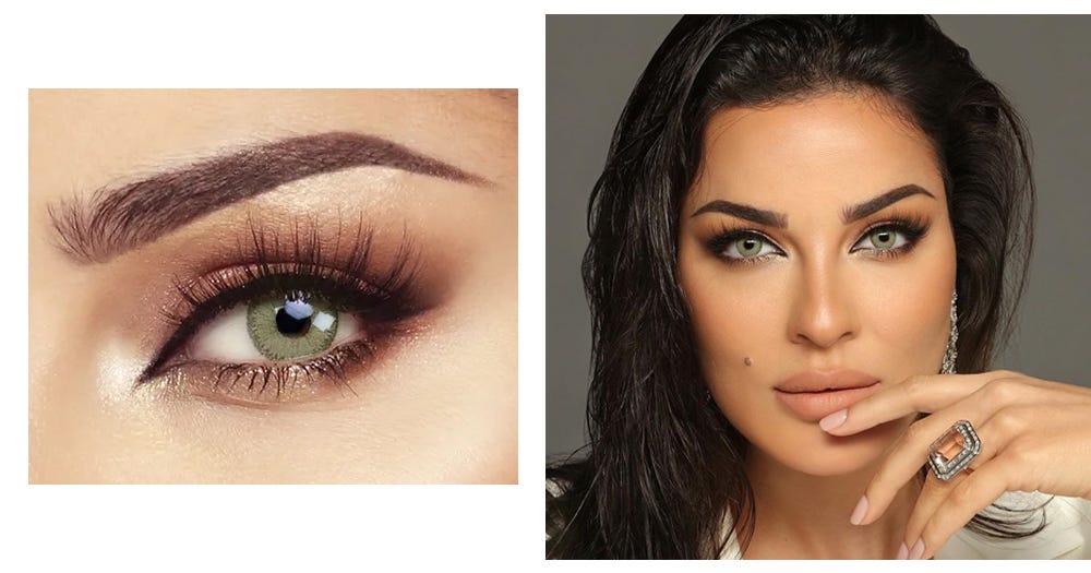 10 Green Color Contact Lenses | Recommended For Brown Eyes