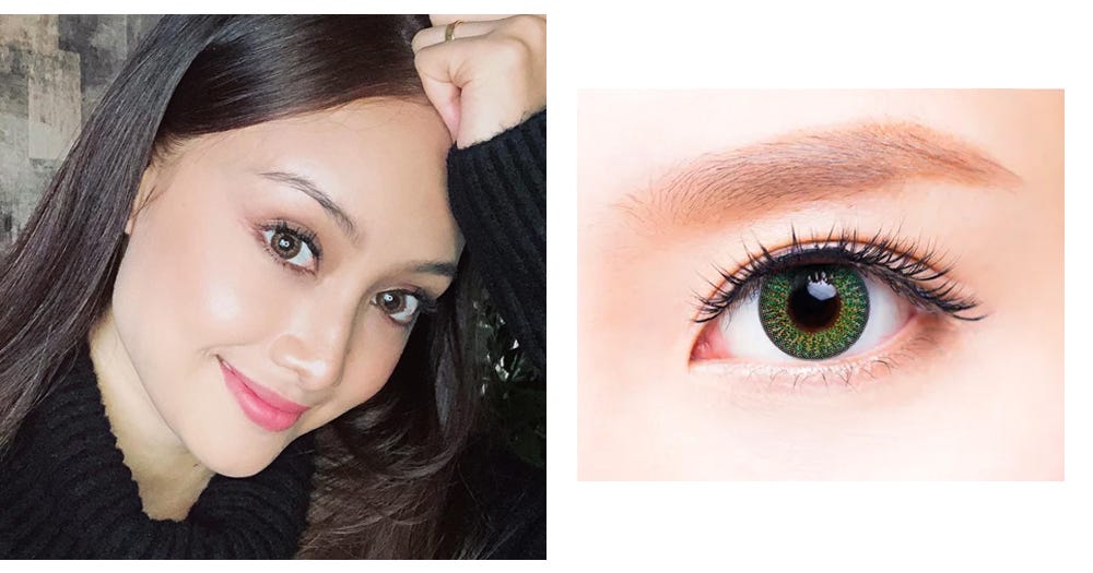 I Found The Most NATURAL Green Contacts IN THE WORLD!! 