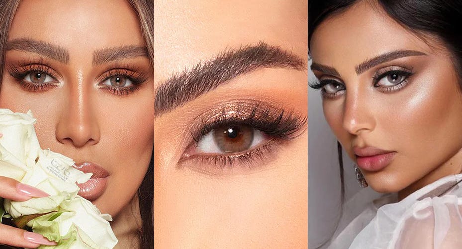 #10 Bi-Tone Colored Contact Lenses Best For Brown Eyes