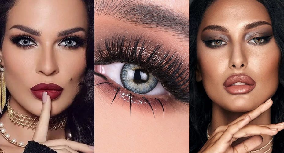 #7 Bi-Tone Colored Contact Lenses Best For Brown Eyes