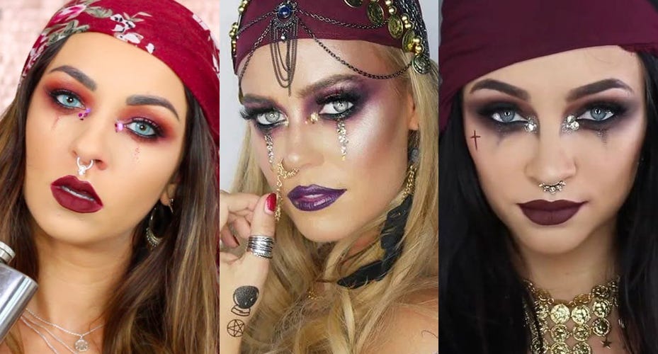 2023 Pirate Halloween Makeup