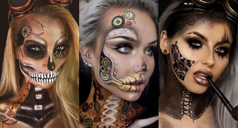 2023 Steampunk Halloween Makeup