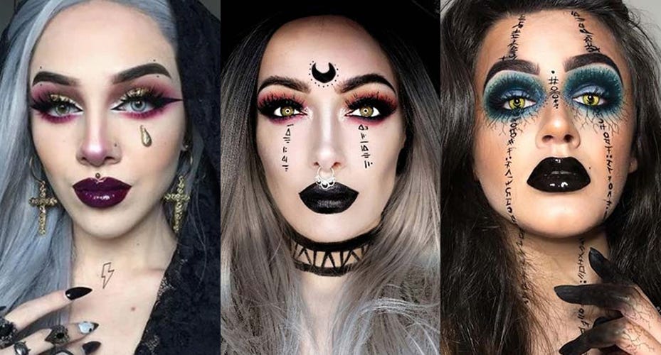 2023 Witch Halloween Makeup