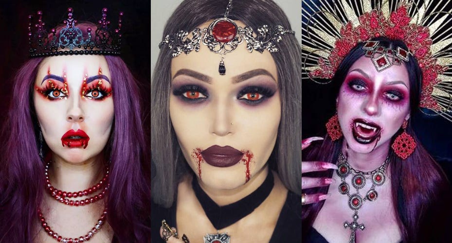 Halloween Makeup 2023 - Vampire Seductress Makeup Look