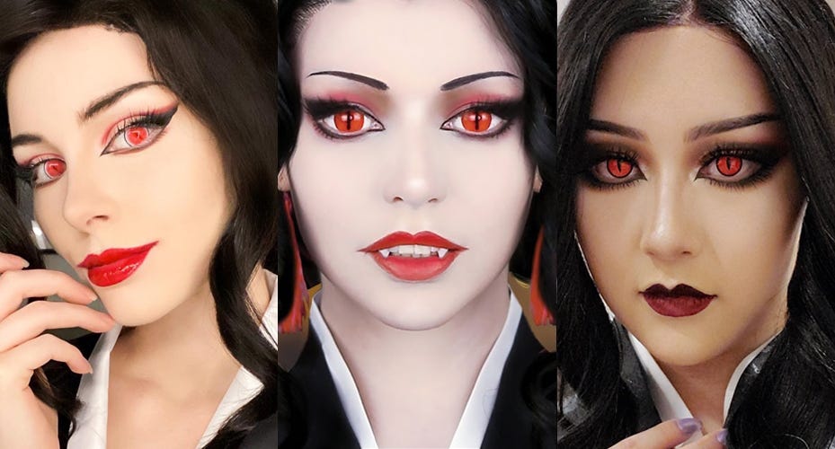 Muzan Demon Slayer Cosplay Halloween Makeup Tutorial 2023