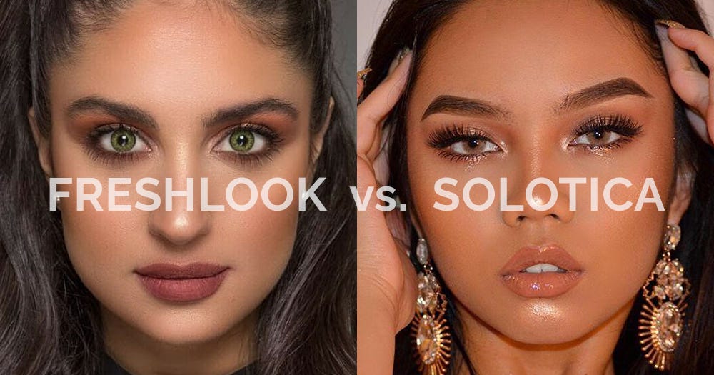 Freshlook vs. Solotica Color Contact Lenses