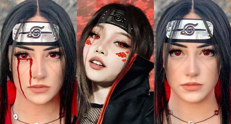 Top 10 Scary Lenses For Halloween 2023 - #10 Red Sharingan Lenses