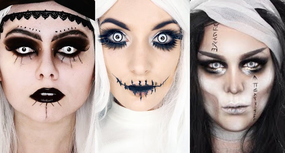 Top 10 Scary Lenses For Halloween 2023 - #2 White Hypnotic Lenses