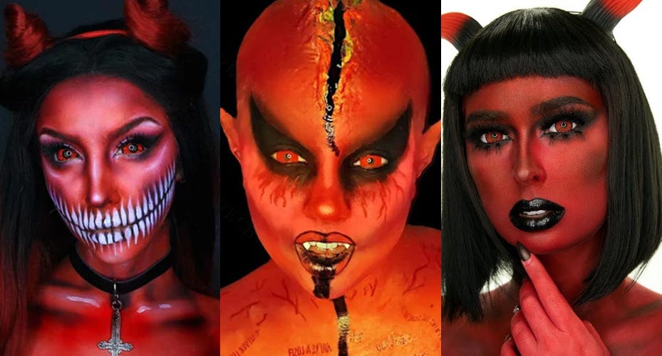 Top 10 Scary Lenses For Halloween 2023 - #9 Red Demon Lenses