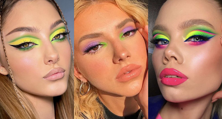 2024 Spring Makeup Trend 5-Neon-Brights