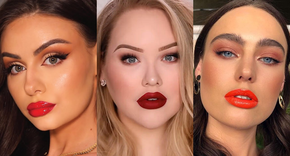 2024 Valentine Must-Try Makeup Trends - Fiery Red Glam