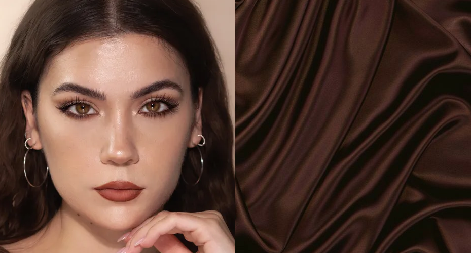 2025 Pantone Color Of The year Mocha Mousse - Color Lenses Pick 7 Solotica Aquarella Tupis Brown