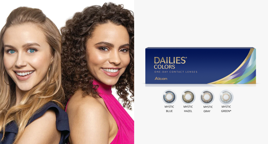 Color Contact Lenses for Dry Eyes - Bonus: Dailies Colors