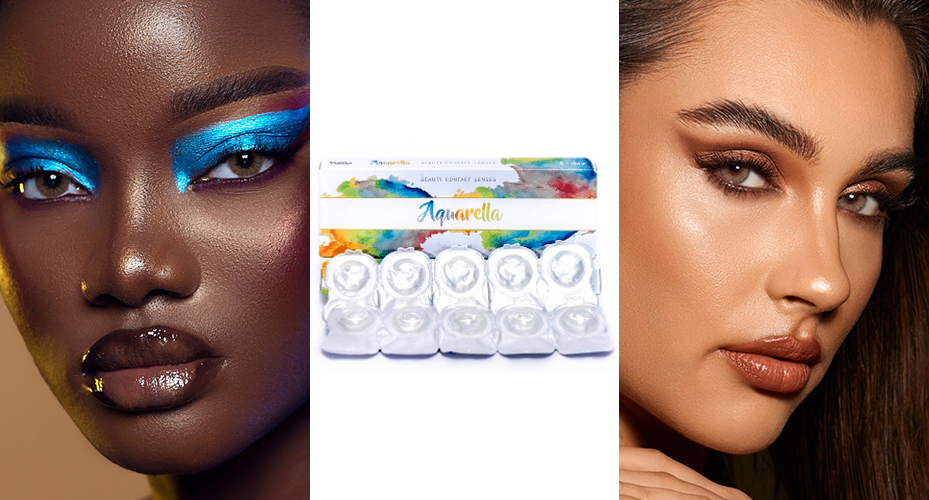#1 Color Contact Lenses for Dry Eyes - Solotica Aquarella One-Day