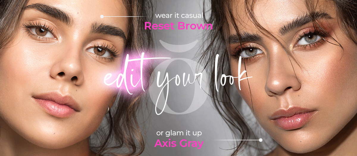 Onya Color Lenses Reset Brown vs Axis Gray