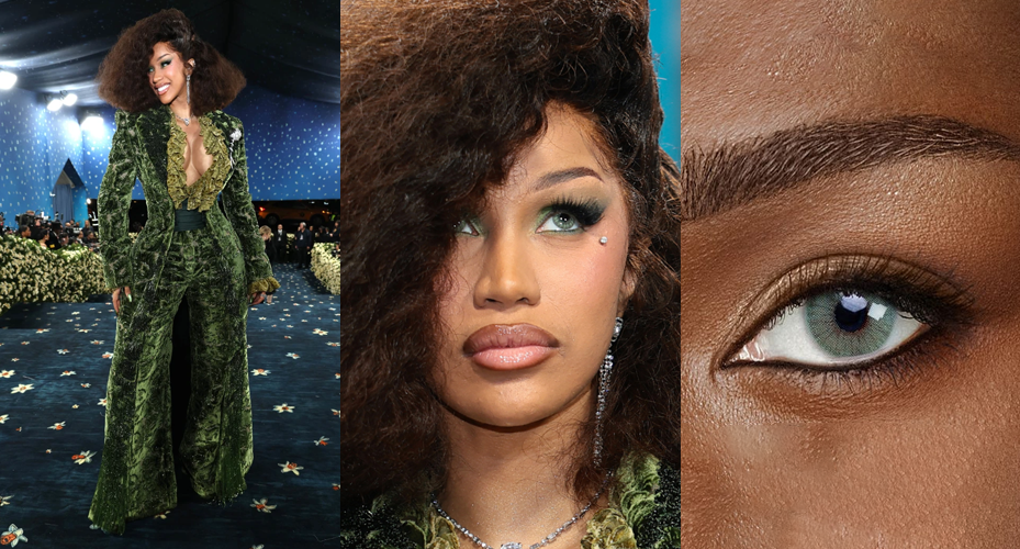 Met-Gala-2025-Cardi-B-Green-Colored-Contacts