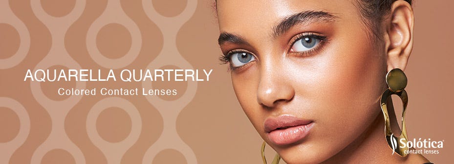 Solotica Aquarella Quarterly Colored Contacts